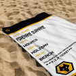 Wolves - Ticket Personalised Lightweight, Microfibre Beach Towel - 150cm x 75cm - Officially Licenced on Sale