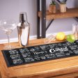 Personalised Bar Runner - Cocktail Menu For Cheap