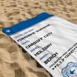 Cardiff City FC  - FD Ticket Personalised Beach Towel - 150cm x 75cm - Officially Licenced Cheap