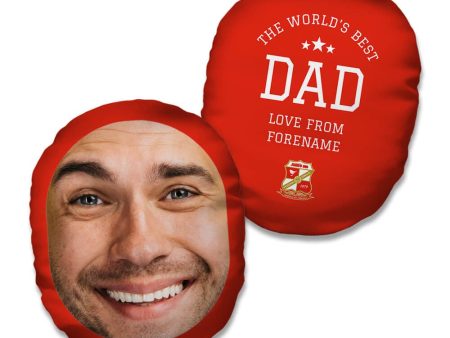 Personalised Swindon Town FC World s Best Dad Mush Cush Online now