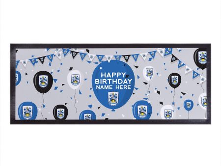 Huddersfield Town - Balloons Personalised Bar Runner - Officially Licenced Hot on Sale