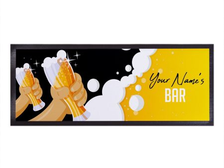 Personalised Bar Runner - Cartoon Beer 1 Online Hot Sale