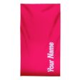 Pink Girly Text - Personalised Lightweight, Microfibre Beach Towel - 150CM X 75CM Online now