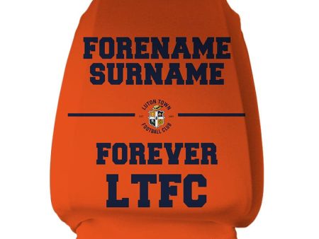 Luton Town FC Forever Personalised Headrest Covers Fashion