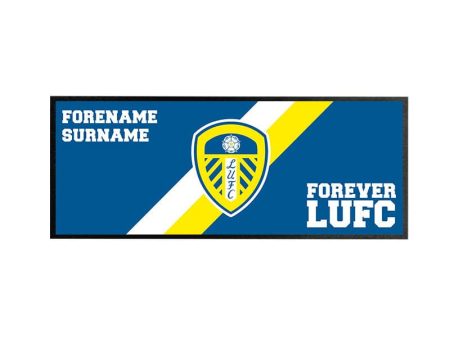 Leeds United FC Forever Personalised Regular Bar Runner Fashion