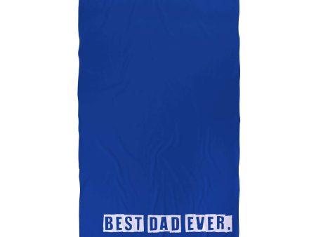 Best Dad Ever - Large Lightweight, Microfibre Beach Towel For Discount